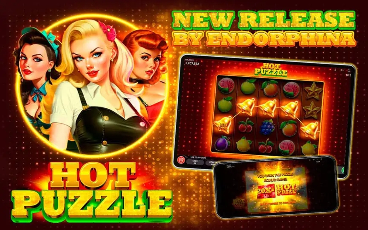 INTRODUCING OUR BRAND-NEW SLOT GAME - HOT PUZZLE!