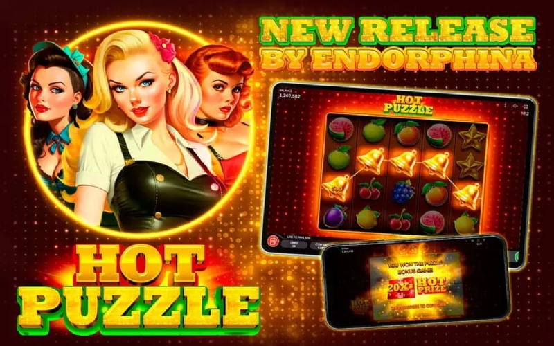 INTRODUCING OUR BRAND-NEW SLOT GAME - HOT PUZZLE!
